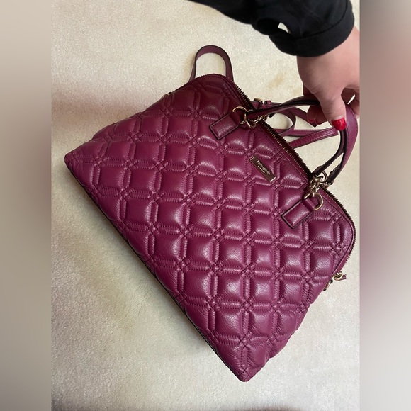 Kate Spade Like New Burgundy Handbag - Picture 7 of 14